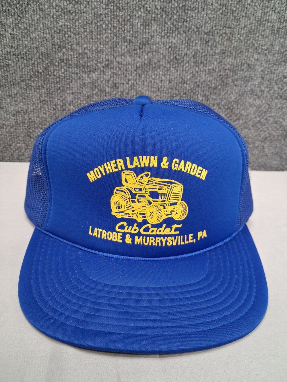 Moyher Lawn & Garden Cub Cadet Hat Mesh Snapback Trucker Tractor Mower